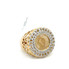 10K MEMORY PICTURE DIAMOND RING CUBAN - 23SJ10081