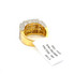 10K GOLD DIAMOND MEN'S RING 2.70CT BAGUETTE - WRN1282-