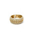 10K GOLD DIAMOND CUBAN MEN'S RING 1.42CT - MGR2061