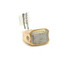 10K GOLD DIAMOND RECTANGULAR MEN'S RING 0.65CT - MGR2054