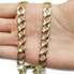 7.1MM 10k Yellow Handmade Gourmette Gold Chain MGC-062