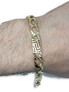 8mm Diamond Cut Medusa Bracelet 10k Gold MMM-008