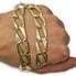Curb Chain Bracelet 13mm 10k Gold GRM-122