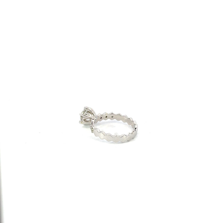 14k Round Diamond Ring 1.80CT - R 10