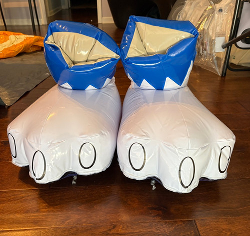 DISCOUNTED Gen 2 - Inflatable Pup Feet (blue)