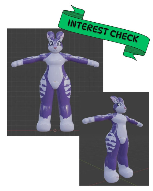 ✅Interest Check✅- Inflatable Bunny Suit