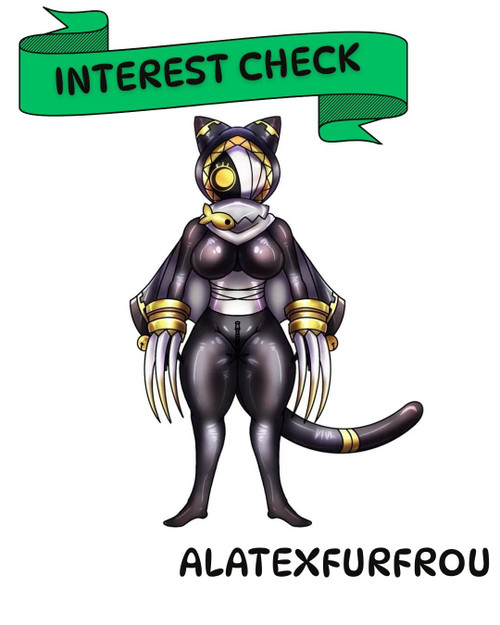 ✅Interest Check✅- Inflatable PVC ALF Hooded Bastet Suit