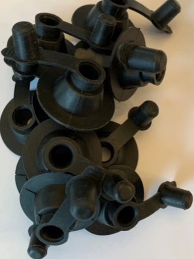 IN STOCK - B-Grade Black Small Latex Valves