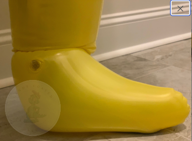 Made to Order- Inflatable PVC Booties Pair