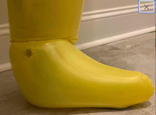 Made to Order- Inflatable PVC Booties Pair