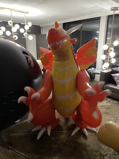 Suit Rental Club - Inflatable Red Dragon Suit