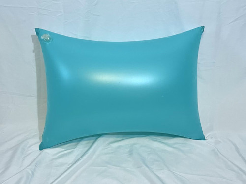 IN STOCK- PVC Pillow- Teal