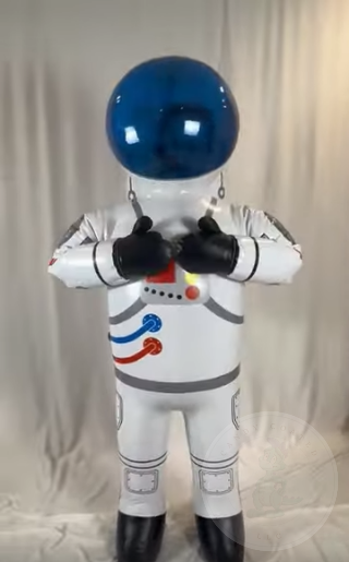 IN STOCK Single-layer PVC Astronaut suit