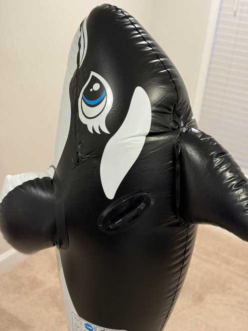 In Stock- SINGLE CHAMBER Airtight Inflatable Whale Suit with closed head and no eye holes