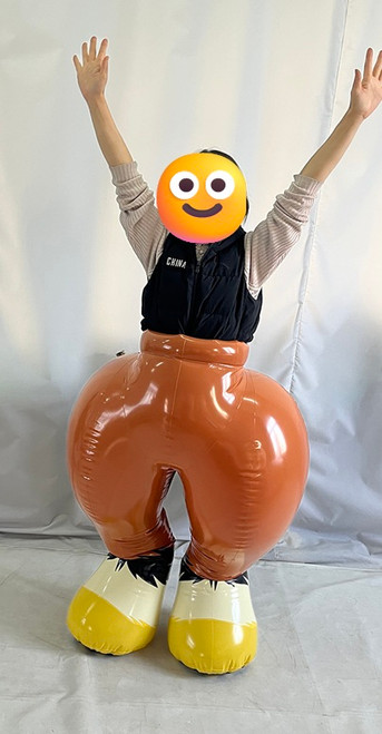 PVC Party Animals! Made-to-order Inflatable PVC Olaf Horse Pants