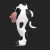 ASG_Alligator design Cow Pants