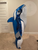Transparent Blue Inflatable PVC "Blimp" Whale Suit (Made To Order)