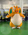 Made to order - Double-layered inflatable PVC Orange Dragon Suit