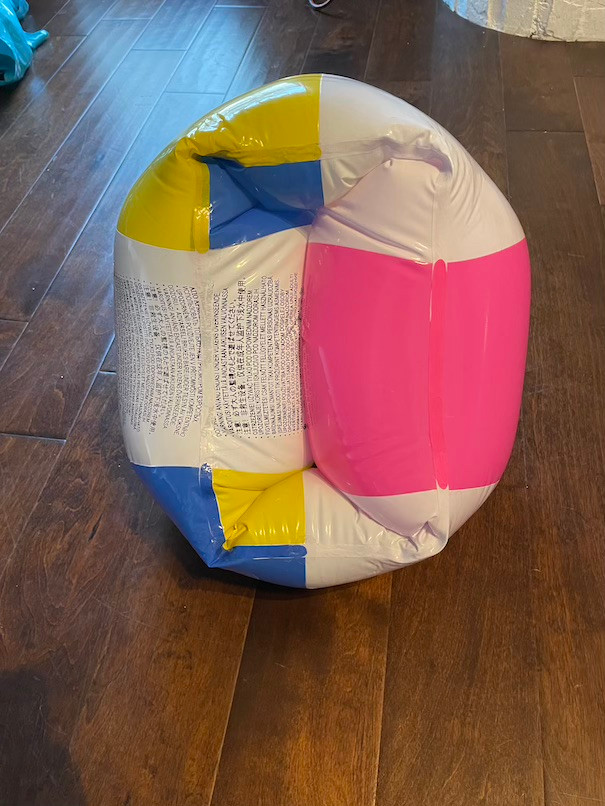 Housemade 24" Inflatable PVC Beach Ball Shorts