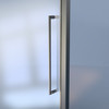 Semi-Framed 1000mm Gunmetal Shower Door Kit Only - Square