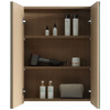 Soho Mirror Cabinet 600mm - Natural Oak
