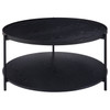 Tivoli Round Coffee Table - Matte Black