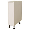 Kitchen Base Cabinet 1 Door 200mm Flat Pack - Shaker White Lacquer