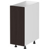 Kitchen Base Cabinet 1 Door 300mm Flat Pack - Dark Woodgrain Kitchen Base Cabinet 1 Door 300mm Flat Pack - Dark Woodgrain