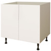 Kitchen Base Cabinet 2 Door 600mm Flat Pack - Matte White