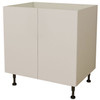Kitchen Base Cabinet 2 Door 800mm Flat Pack - Gloss White 