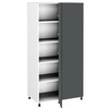 Kitchen Tall Corner Return Cabinet 1000mm - Dark Grey