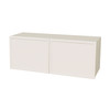 Kitchen Over Fridge Cabinet 700 x 330mm Flat Pack - Shaker White Lacquer