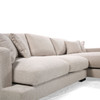 Blair 3 Seater Chaise Sofa Bark Light - LHS