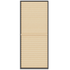 Louvre Wall Shutter for Pergola Timber Grain - 90cm
