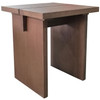Turin Square Dark Oak Side Table