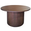Malaga Round Dark Oak Coffee Table - 800mm
