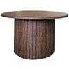 Malaga Round Dark Oak Coffee Table - 800mm