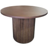 Madrid Round Dark Oak Coffee Table - 650mm