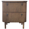 Valencia Dark Oak Bedside Table