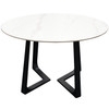 Zermatt Round Dining Table - Snowy White