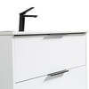 Nova Wall Vanity with Ceramic Top 800mm - Norway White