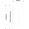 LED Downlight 10W Dimmable - 140mm (Cutout Ø110mm)