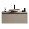 Moda Wall Vanity with Countertop and Vessel Basin 1000mm - Matte Grey