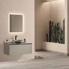 Moda Wall Vanity with Countertop and Vessel Basin 1000mm - Matte Grey