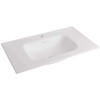 Stone Corian 800mm Vanity Top Only - Matte White