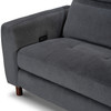 Milo 2 Seater Recliner Sofa Dark Grey
