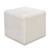 Square Linen Ottoman