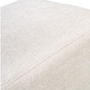 Square Linen Ottoman