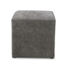 Square Grey Ottoman