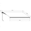 Retractable Manual Awning - 2.5 x 2m